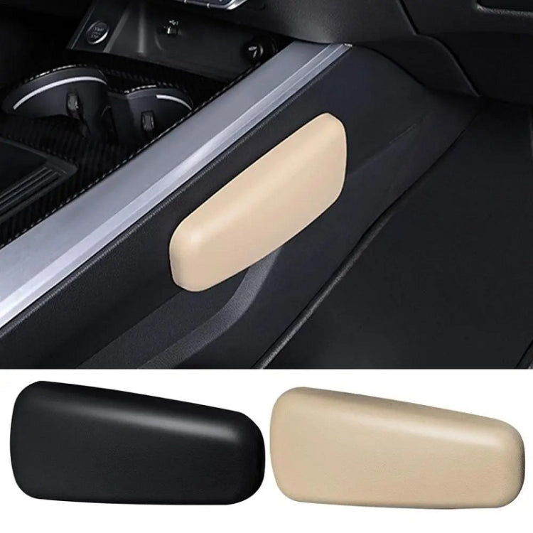 Car Driver Door Booster Pad Center Armrest Box Pad(Beige)