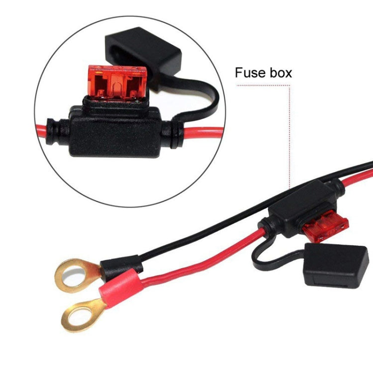 SAE To O-Type Ring Connector Quick Disconnect SAE Car Storage Battery Extension Cable - DIY Cables by PMC TechLife | Online Shopping South Africa | PMC TechLife | Buy Now Pay Later Mobicred