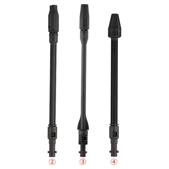 For Karcher K-Series / LAVOR Long Rod Universal Swivel Nozzle High Pressure Car Wash Sprayer Parts(No. 3)