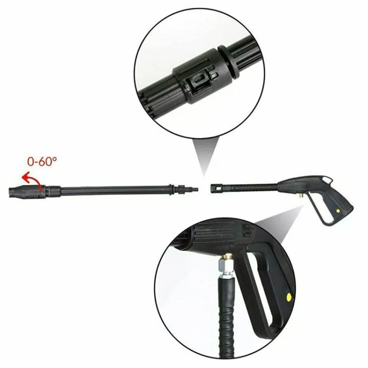For Karcher K-Series / LAVOR Long Rod Universal Swivel Nozzle High Pressure Car Wash Sprayer Parts(No. 4) - Car Washer & Accessories by PMC TechLife | Online Shopping South Africa | PMC TechLife | Buy Now Pay Later Mobicred