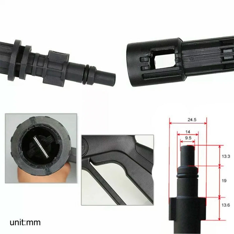 For Karcher K-Series / LAVOR Long Rod Universal Swivel Nozzle High Pressure Car Wash Sprayer Parts(No. 3) - free shipping - PMC TechLife - Order now!