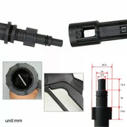For Karcher K-Series / LAVOR Long Rod Universal Swivel Nozzle High Pressure Car Wash Sprayer Parts(No. 3)