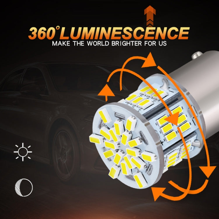 2pcs 1156-3014-5.4W LED Car Lights High Brightness Turn Signal Lights(White Light) - Arrow Turn Lights by PMC TechLife | Online Shopping South Africa | PMC TechLife | Buy Now Pay Later Mobicred