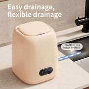 Small Household Portable Underwear Washing Machine, Size: UK Plug(Milk Yellow)