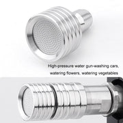 High-pressure Car Wash 1/4 Fast Insert Water Lance Stainless Steel Sprinkler Anti-splash, Specification: 0.4mm Hole
