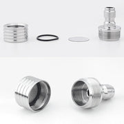 High-pressure Car Wash 1/4 Fast Insert Water Lance Stainless Steel Sprinkler Anti-splash, Specification: 0.4mm Hole