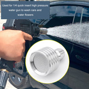 High-pressure Car Wash 1/4 Fast Insert Water Lance Stainless Steel Sprinkler Anti-splash, Specification: 0.4mm Hole