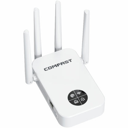 COMFAST 762AC 1200Mbps WiFi Signal Booster Dual Band WiFi Repeater with OLED Display Screen - free shipping - PMC Jewellery - Order now!