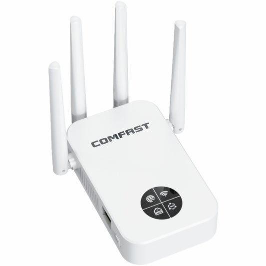 COMFAST 762AC 1200Mbps WiFi Signal Booster Dual Band WiFi Repeater with OLED Display Screen - free shipping - PMC Jewellery - Order now!