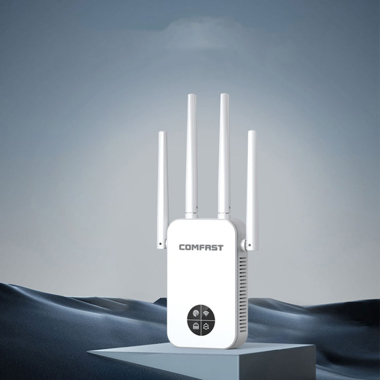 COMFAST 762AC 1200Mbps WiFi Signal Booster Dual Band WiFi Repeater with OLED Display Screen - free shipping - PMC Jewellery - Order now!