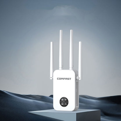 COMFAST 762AC 1200Mbps WiFi Signal Booster Dual Band WiFi Repeater with OLED Display Screen - free shipping - PMC Jewellery - Order now!