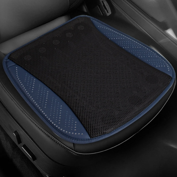 Car USB Summer Cool Ventilated Breathable Seat Cushion(Navy 8 Sets Fan) - Seat Accessories by PMC TechLife | Online Shopping South Africa | PMC TechLife | Buy Now Pay Later Mobicred