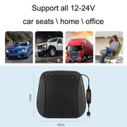 Car USB Summer Cool Ventilated Breathable Seat Cushion(Navy 8 Sets Fan)