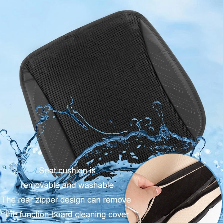 Car USB Summer Cool Ventilated Breathable Seat Cushion(Blue 8 Sets Fan)