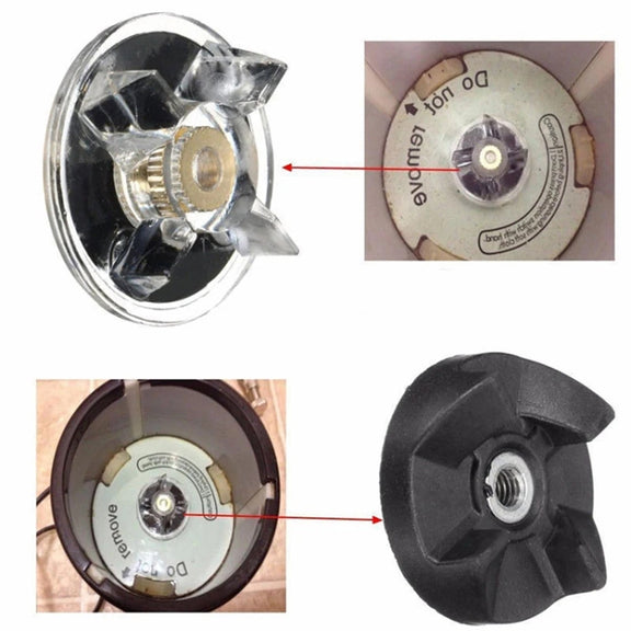 For Magic Bullet 250W Blender Juicer 2pcs Base Gear Blade Gear Replacement Part, Spec: Transparent Wheel