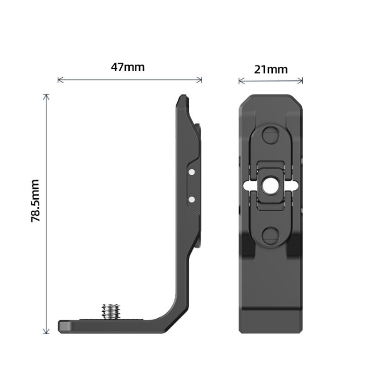 For Insta360 X4 / X3 Hepail Horizontal And Vertical Shooting Quick Release Metal Magnetic Bracket - Mount & Holder by Hepail | Online Shopping South Africa | PMC Jewellery | Buy Now Pay Later Mobicred