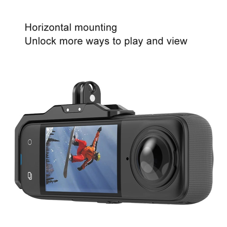 For Insta360 X4 / X3 Hepail Horizontal And Vertical Shooting Quick Release Metal Magnetic Bracket - Mount & Holder by Hepail | Online Shopping South Africa | PMC Jewellery | Buy Now Pay Later Mobicred