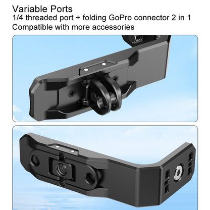 For Insta360 X4 / X3 Hepail Horizontal And Vertical Shooting Quick Release Metal Magnetic Bracket - Mount & Holder by Hepail | Online Shopping South Africa | PMC Jewellery | Buy Now Pay Later Mobicred