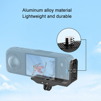 For Insta360 X4 / X3 Hepail Horizontal And Vertical Shooting Quick Release Metal Magnetic Bracket - Mount & Holder by Hepail | Online Shopping South Africa | PMC Jewellery | Buy Now Pay Later Mobicred