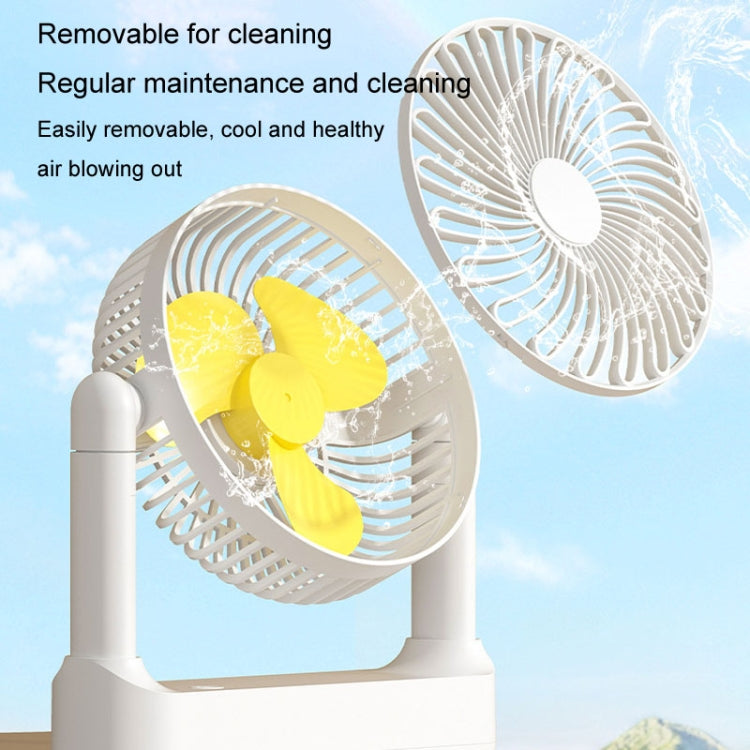 Portable Retractable USB Home Desktop Fan Large Wind Power Outdoor Ceiling Fan, Model: Charging Model