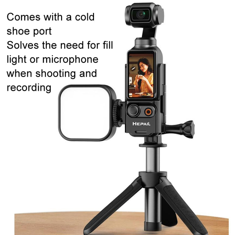 For DJI Osmo Pocket 3 HEPAIL Extended Adapter Protective Bezel Extension Handle Cold Shoe Adapter Bracket - free shipping - PMC Jewellery - Order now!
