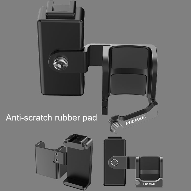 For DJI OSMO Pocket 3 HEPAIL Extended Phone Holder Adapter Protection Bezel - Case & Bags by HEPAIL | Online Shopping South Africa | PMC TechLife | Buy Now Pay Later Mobicred
