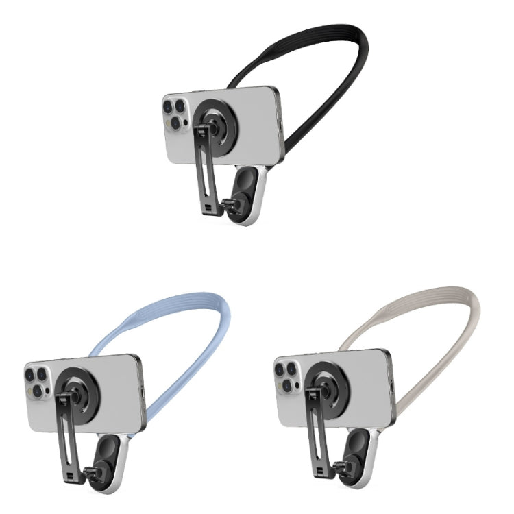 Magnetic Hanging Neck Holder For Mobile Phones/Action Cameras(Glacier Blue) - DJI Mount & Holder by PMC TechLife | Online Shopping South Africa | PMC TechLife | Buy Now Pay Later Mobicred
