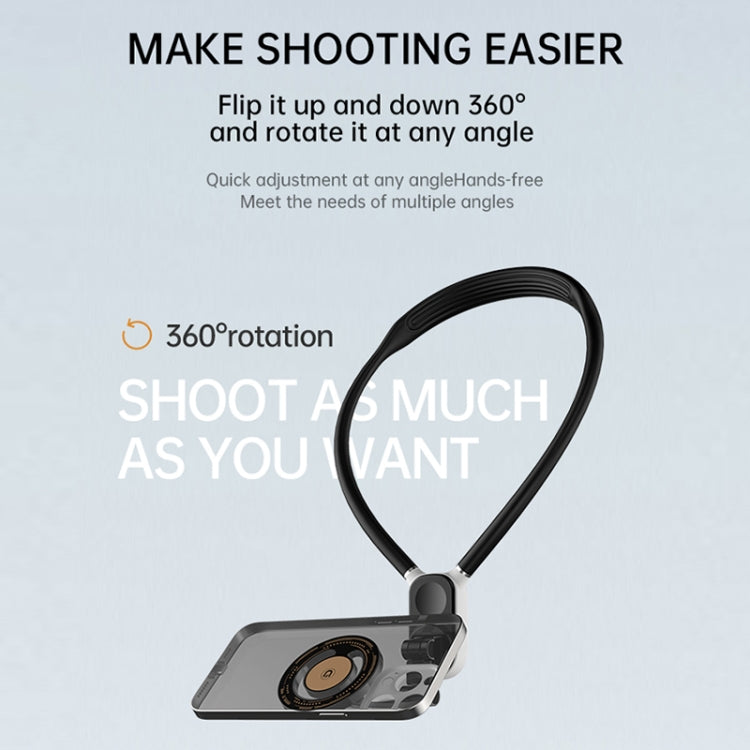 Magnetic Hanging Neck Holder For Mobile Phones/Action Cameras(Star Light Color) - DJI Mount & Holder by PMC TechLife | Online Shopping South Africa | PMC TechLife | Buy Now Pay Later Mobicred