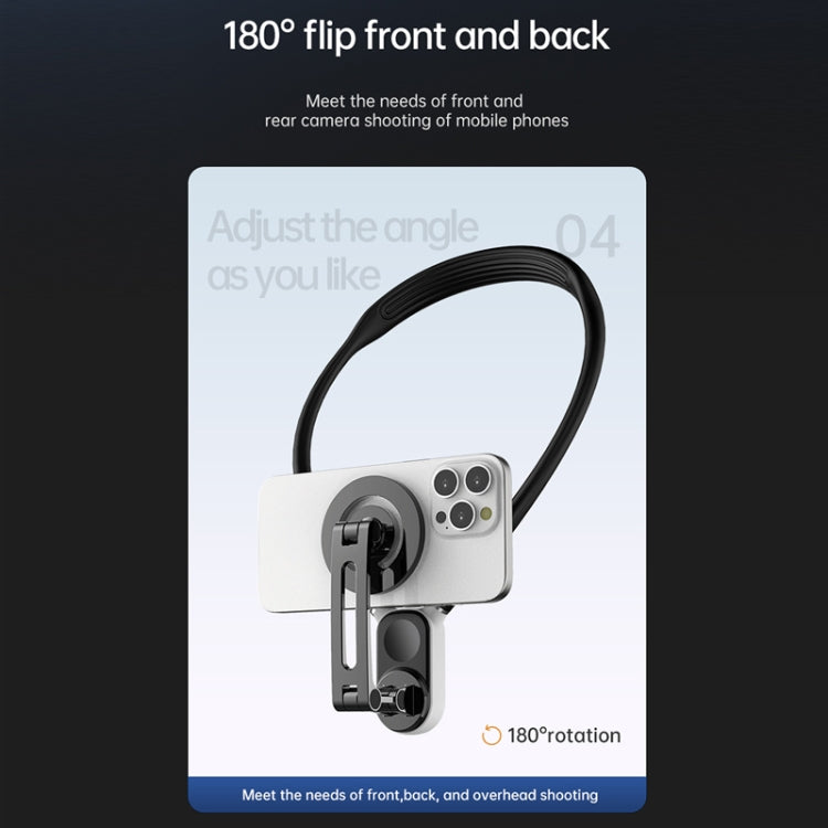 Magnetic Hanging Neck Holder For Mobile Phones/Action Cameras(Glacier Blue) - DJI Mount & Holder by PMC TechLife | Online Shopping South Africa | PMC TechLife | Buy Now Pay Later Mobicred
