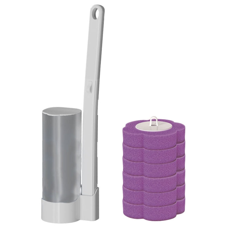 With 6pcs Lavender Scent Brush Heads Disposable Toilet Brush Dissolving Replacement Brush Toilet Cleaning Set - Cleaning Tools by PMc TechLife | Online Shopping South Africa | PMc TechLife | Buy Now Pay Later Mobicred