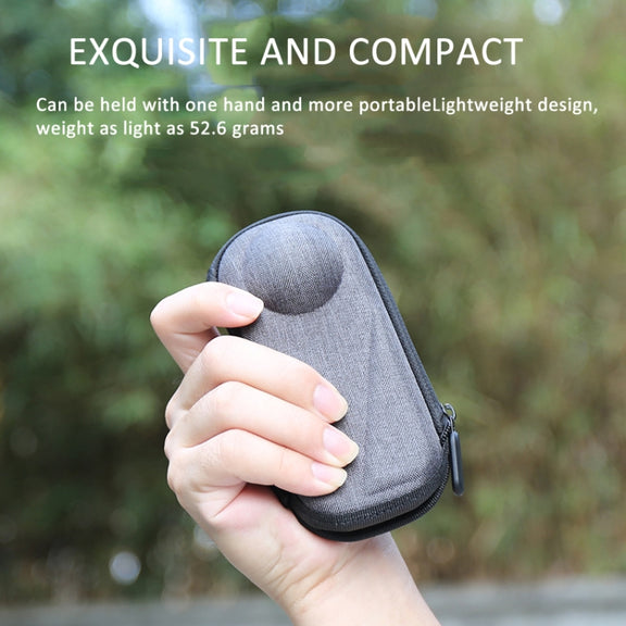 For Insta360 X4 Mini Storage Bag Lightweight Water-resistant Body Box(Deep Gray)