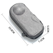 For Insta360 X4 Mini Storage Bag Lightweight Water-resistant Body Box(Deep Gray)