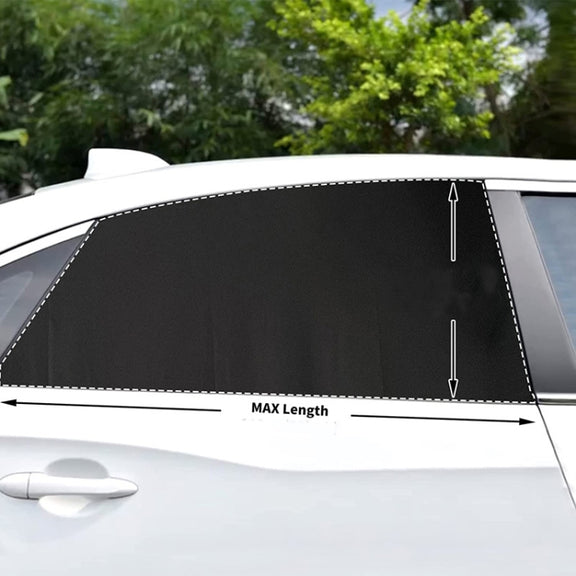 Car Sun Protection Anti-mosquito Window Zipper Sunshade(Front Window (Main+Auxiliary))