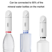 Female Handheld Mini External Vaginal Wash Maternity Portable Electrical Feminine Cleanser, Model: With LED Light+Bottle