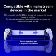 D9 Wireless Phone Stretching Game Controller For Switch / PS3 / PS4(White)