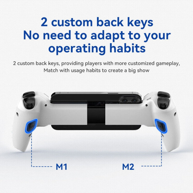 D9 Wireless Phone Stretching Game Controller For Switch / PS3 / PS4(Blue)