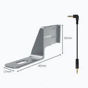 For Insta360 X4 / X3 / One X2 CYNOVA Cold Shoe Expansion RODE Wireless GO Microphone