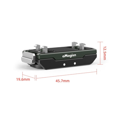AMagisn Metal Magnetic Quick Release + Top Cover, For Insta360 Ace / Ace Pro / X3 / X2 / GoPro HERO12 Black - Mount & Holder by aMagisn | Online Shopping South Africa | PMC Jewellery | Buy Now Pay Later Mobicred