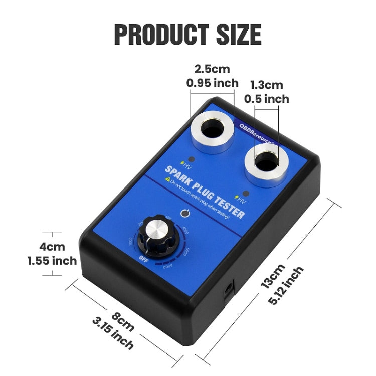 OBDResource High-Pressure Adjustable Dual-Hole Spark Plug Ignition Detector(US Plug) - free shipping - PMC TechLife - Order now!