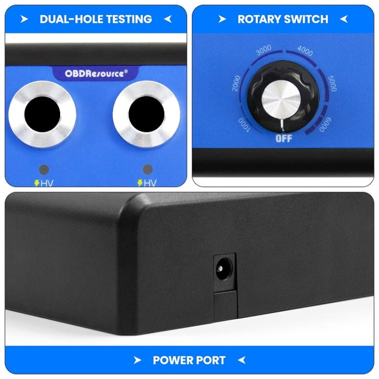 OBDResource High-Pressure Adjustable Dual-Hole Spark Plug Ignition Detector(US Plug) - free shipping - PMC Jewellery - Order now!
