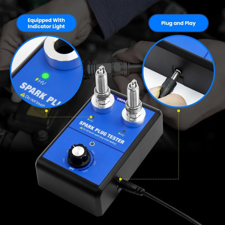 OBDResource High-Pressure Adjustable Dual-Hole Spark Plug Ignition Detector(US Plug) - free shipping - PMC TechLife - Order now!