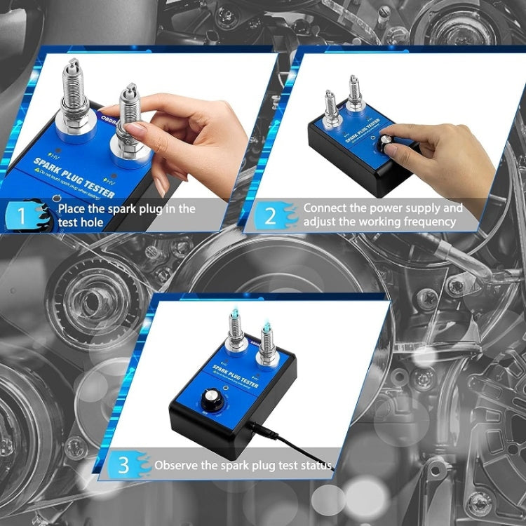 OBDResource High-Pressure Adjustable Dual-Hole Spark Plug Ignition Detector(US Plug) - free shipping - PMC TechLife - Order now!