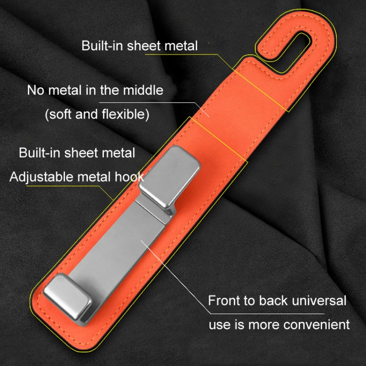 Car Multifunctional Hidden Hook Seat Back Storage Hook(Gray) - Auto Fastener & Clips by PMC TechLife | Online Shopping South Africa | PMC TechLife | Buy Now Pay Later Mobicred