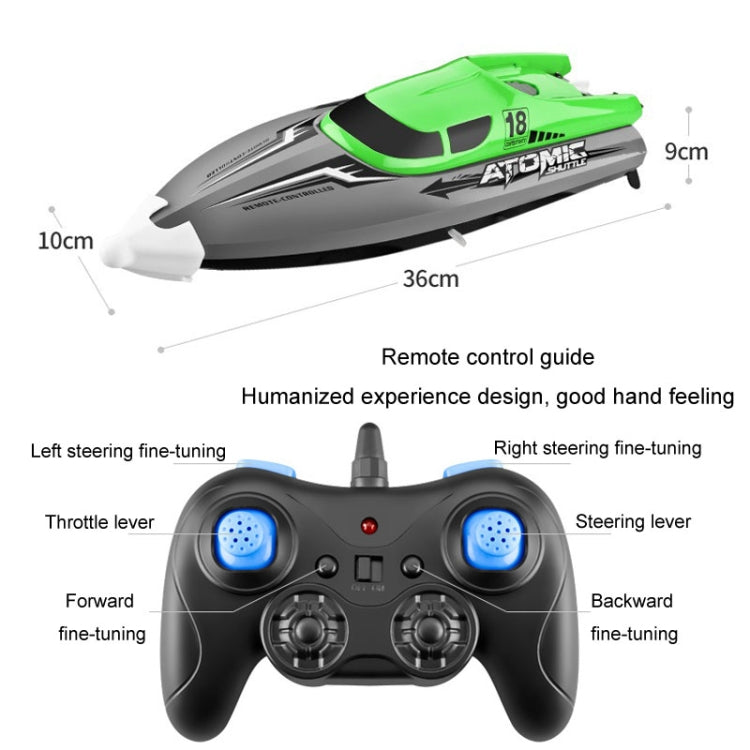 EB02 2.4G Wireless RC Boat Circulating Water-Cooled High-Speed Speedboat Racing Boat Model Toy(Orange) - RC Boats by PMC TechLife | Online Shopping South Africa | PMC TechLife | Buy Now Pay Later Mobicred