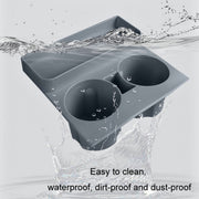 For Tesla Model3/Y Central Water Cup Limiter Silicone Coaster(Gray)