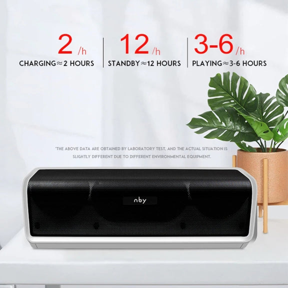 NBY 6690 TWS Couplet FM Multifunctional Desktop Plug-in Card Bluetooth Speaker(Silver)