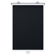 40x125cm Car Summer No-punch Retractable Titanium Silver Sunshade Curtain