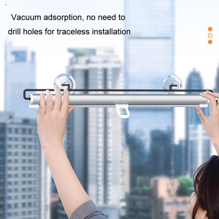 40x125cm Car Summer No-punch Retractable Titanium Silver Sunshade Curtain - Window Foils & Solar Protection by PMC TechLife | Online Shopping South Africa | PMC TechLife | Buy Now Pay Later Mobicred