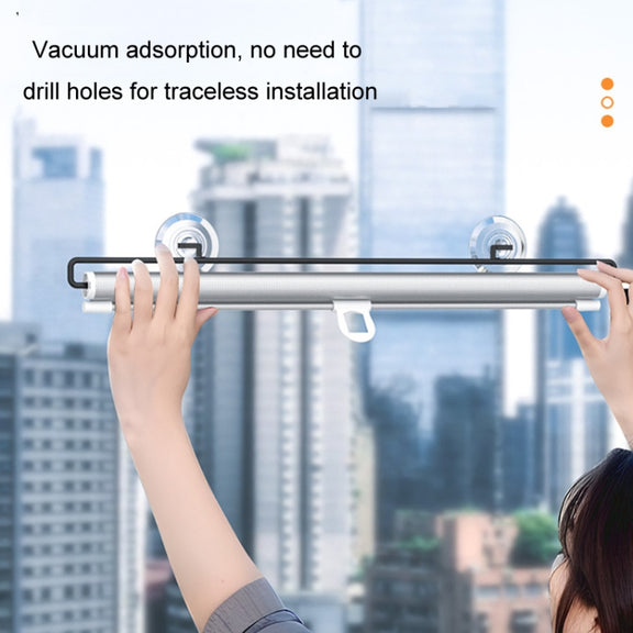 40x60cm Car Summer No-punch Retractable Titanium Silver Sunshade Curtain