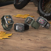C20Plus 1.81-inch Wellness Tracking Water-resistant Bluetooth Call Smart Watch, Color: Camouflage Green
